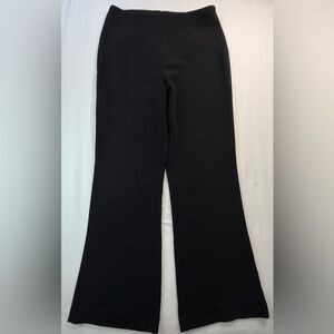 Cinq à Sept Flat Front Black Flared Dress Pants Size 10